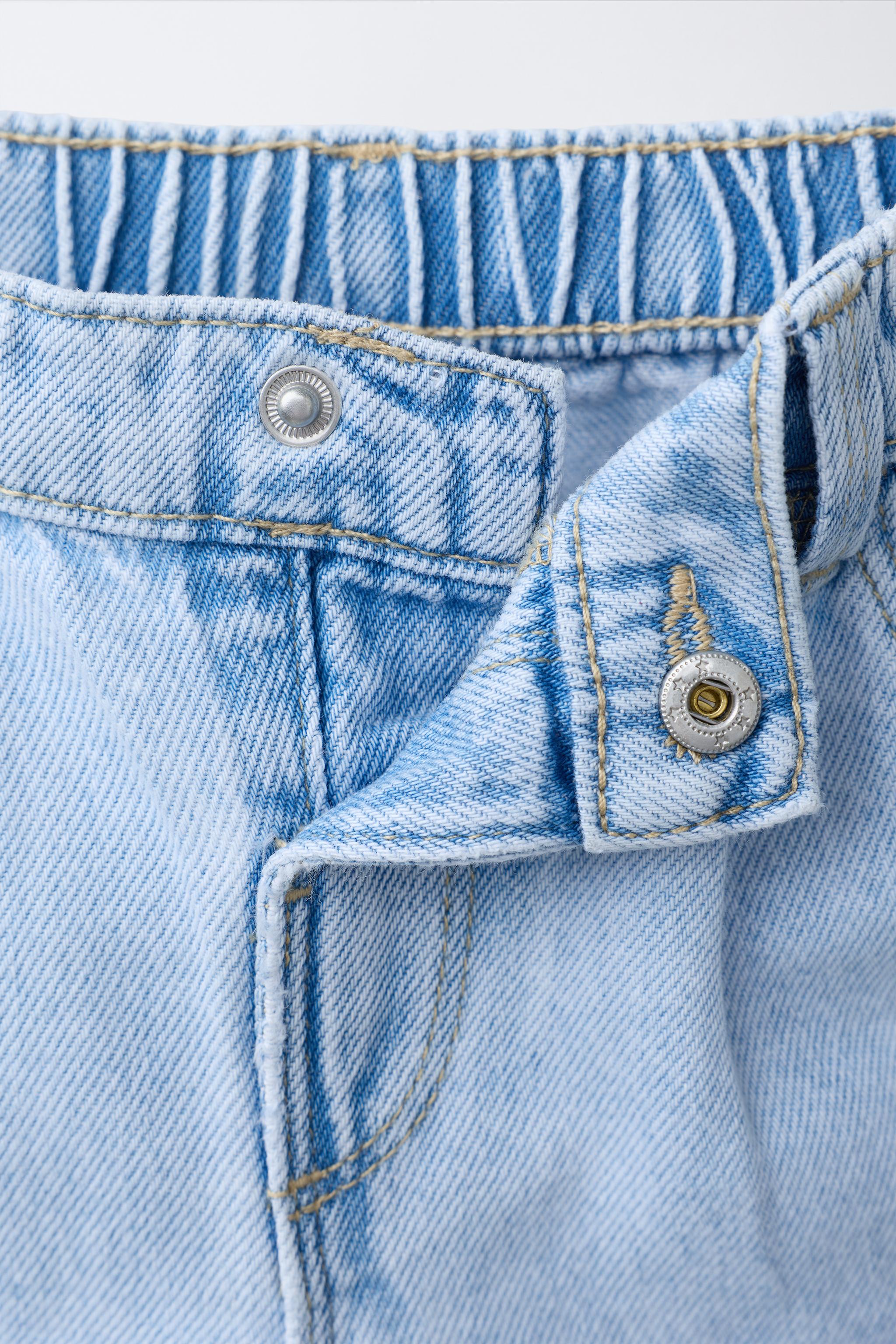 EMBROIDERED DENIM SHORTS